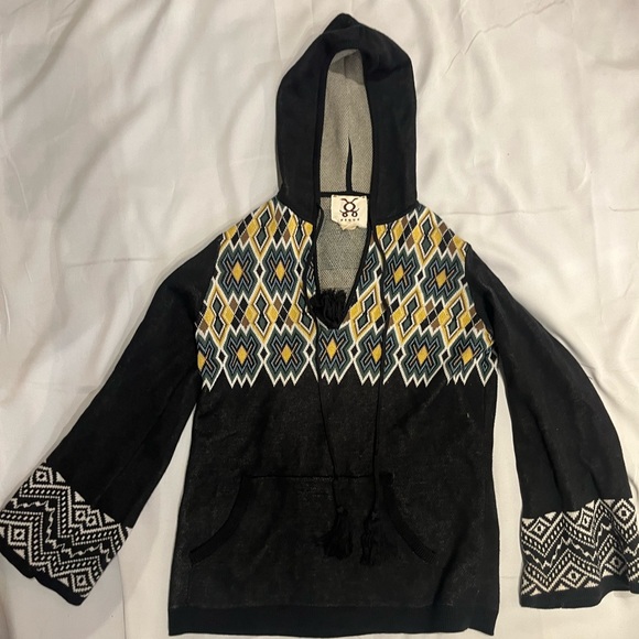 FIGUE- Sweatshirt, charcoal- multi color. Extremely soft - Picture 3 of 3
